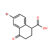 6-Bromo-4-oxo-1,2,3,4-tetrahydronaphthalene-1-carboxylic acid