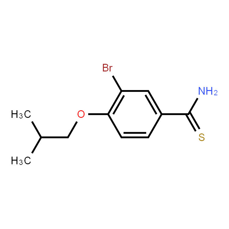 3-bromo-4-(2-methylpropoxy)benzenecarbothioamide
