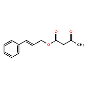 Butanoic acid, 3-oxo-, (2E)-3-phenyl-2-propenyl ester