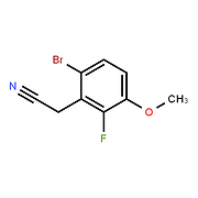 2-(6-Bromo-2-fluoro-3-methoxyphenyl)acetonitrile