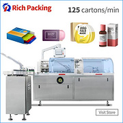 120W Fully Automatic Box Cartoning Machinery