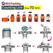 16 Channel Capsule Tablet Filling Packing Line