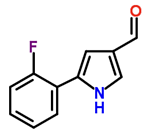 1H-Pyrrole-3-carboxaldehyde, 5-(2-fluorophenyl)-