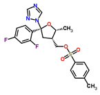 (5R-cis)-Toluene-4-sulfonic acid 5-(2,4-difluorophenyl)-5-(1H-1,2,4-triazol-1-yl)methyltetrahydrofur