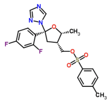 (5R-cis)-Toluene-4-sulfonic acid 5-(2,4-difluorophenyl)-5-(1H-1,2,4-triazol-1-yl)methyltetrahydrofur