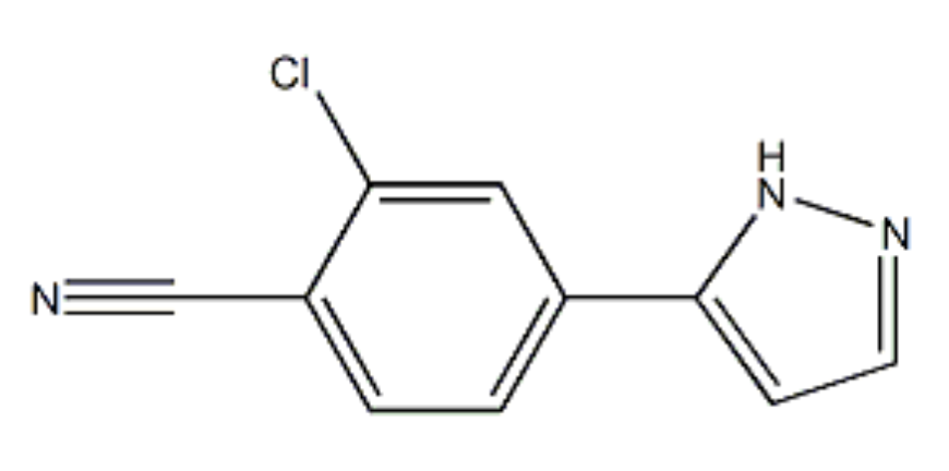 2-Chloro-4-(1H-Pyrazol-5-Yl)Benzonitrile