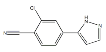 2-Chloro-4-(1H-Pyrazol-5-Yl)Benzonitrile