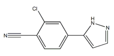 2-Chloro-4-(1H-Pyrazol-5-Yl)Benzonitrile
