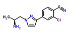 (S)-4-(1-(2-aminopropyl)-1H-pyrazol-3-yl)-2-chlorobenzonitrile