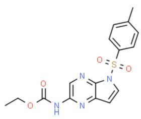 N-[5-[(4-Methylphenyl)sulfonyl]-5H-pyrrolo[2,3-b]pyrazin-2-yl]carbamic acid ethyl ester