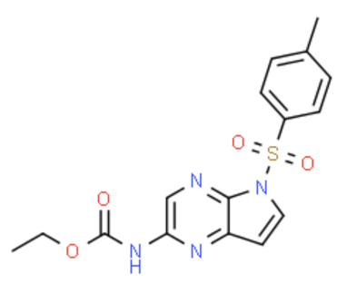 N-[5-[(4-Methylphenyl)sulfonyl]-5H-pyrrolo[2,3-b]pyrazin-2-yl]carbamic acid ethyl ester
