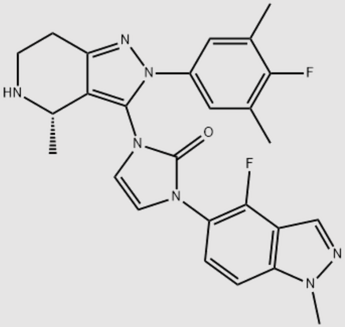 (S)-1-(4-Fluoro-1-methyl-1H-indazol-5-yl)-3-(2-(4-fluoro-3,5-dimethylphenyl)-4-methyl-4,5,6,7-tetrah