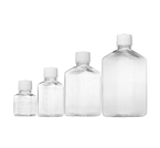 250ml PET Square Media Bottles Sterilized PETG Plastic Media Bottles