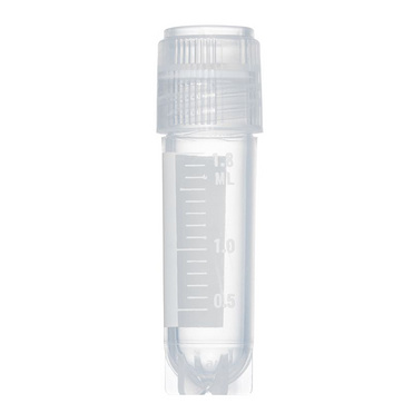 1.8ml /2ml Plastic Frozen Test Tubes External Cryovials For School Scientific Laboratory Usages