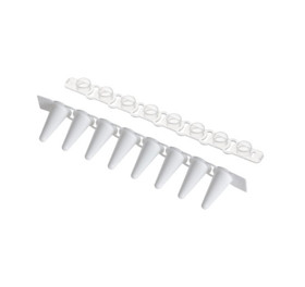 Factory Price 0.2ml White Color PCR 8-Strip Tube With Cap