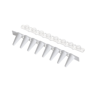 Factory Price 0.2ml White Color PCR 8-Strip Tube With Cap