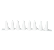 0.1ml 8-Strip Pcr Tube Plastic Transparent Pcr Strip Tubes