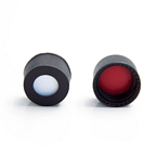 NOKE Black Screw Polypropylene Cap, 8.5mm Centre Hole, 13mm