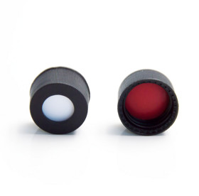 NOKE Black Screw Polypropylene Cap, 8.5mm Centre Hole, 13mm