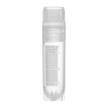 Laboratory 1.8ml /2ml Cryotube Internal Thread Cryogenic Vial Tube