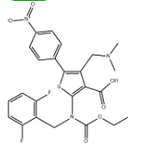 (2-((2,6-difluorobenzyl)(ethoxycarbonyl)amino)-4-((dimethylamino)methyl)-5-(4-nitrophenyl)thiophene-