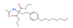 Diethyl 2-acetamido-2-(4-octylphenethyl)malonate