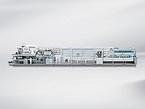 DPH400K/L+DXH600 roller blister/carton packing Integrated Machine