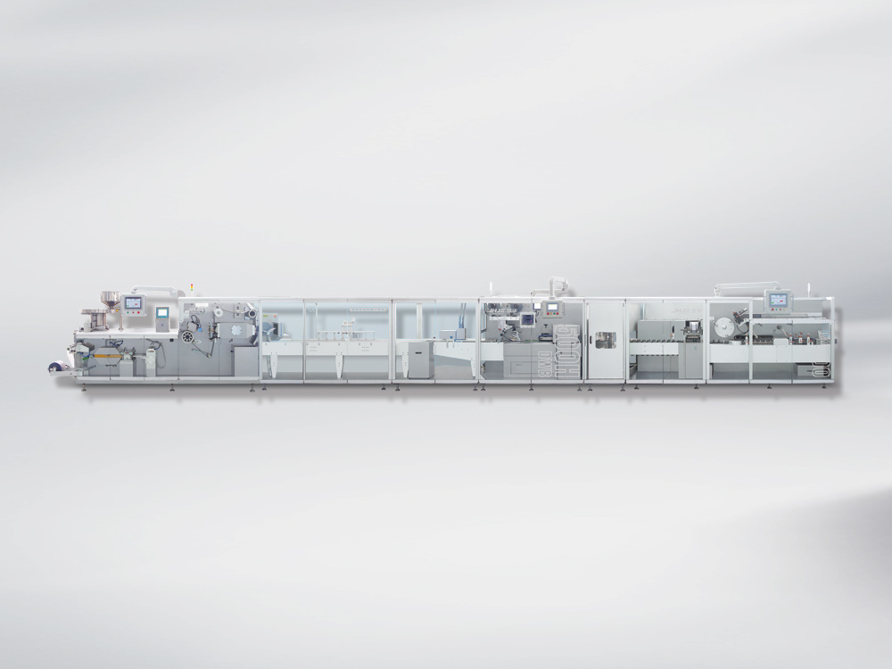 DPH260L-DWB500H-DXH300 Roller blister /pillow/ Cartoning integrated production line