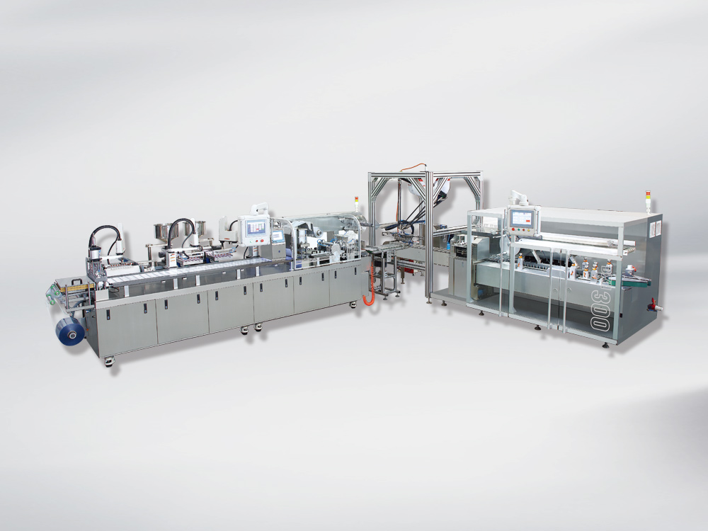 DPP-320H/DXH-300 Ampoules ,Oral Liquid ,Cartridges,Blister Cartoning Packing production line