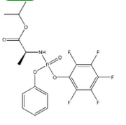 2. N-[(S)-(2,3,4,5,6-pentafluorophenoxy)phenoxyphosp 2 horyl]-L-alanine isopropyl ester