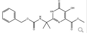4-pyrimidinecarboxylic acid, 1,6-dihydro-5-hydroxy-2-[1-methyl-1-[[(phenylmethoxy)carbonyl]amino]eth