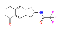 N-(5-acetyl-6-ethyl-2,3-dihydro-1H-inden-2-yl)-2,2,2-trifluoro-acetamide