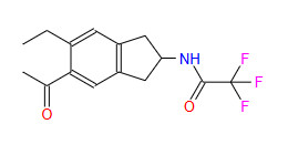 N-(5-acetyl-6-ethyl-2,3-dihydro-1H-inden-2-yl)-2,2,2-trifluoro-acetamide
