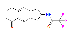 N-(5-acetyl-6-ethyl-2,3-dihydro-1H-inden-2-yl)-2,2,2-trifluoro-acetamide