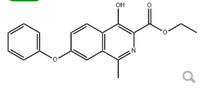 4-Hydroxy-1-methyl-7-phenoxy-3-isoquinolinecarboxylic acid ethyl ester