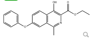 4-Hydroxy-1-methyl-7-phenoxy-3-isoquinolinecarboxylic acid ethyl ester