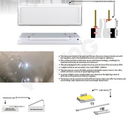 EMBEDDED CLEANROOM CEILING  
LIGHT-GUAN  SERIES YJGP