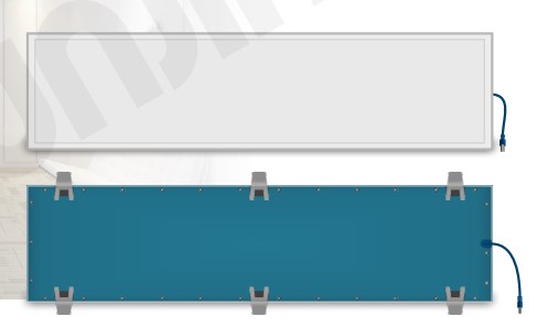 EMBEDDED PANEL LIGHT - YJ1A CLIP SPRING SERIES