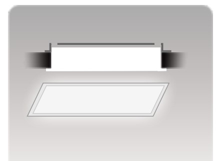 YJ4A
Embedded flanged 
LED Clean room lighting