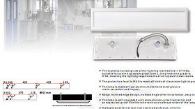 FLAMEPROOF EXPLOSION-PROOF  CLEAN
PANEL LAMP SERIES -YJFBD