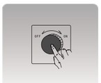 Knob adjustment switch