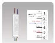 Integrated  three-proof lamp 
bracket light with an 
emergency power supply