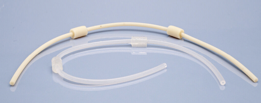 Tube elements for panel mount pumps