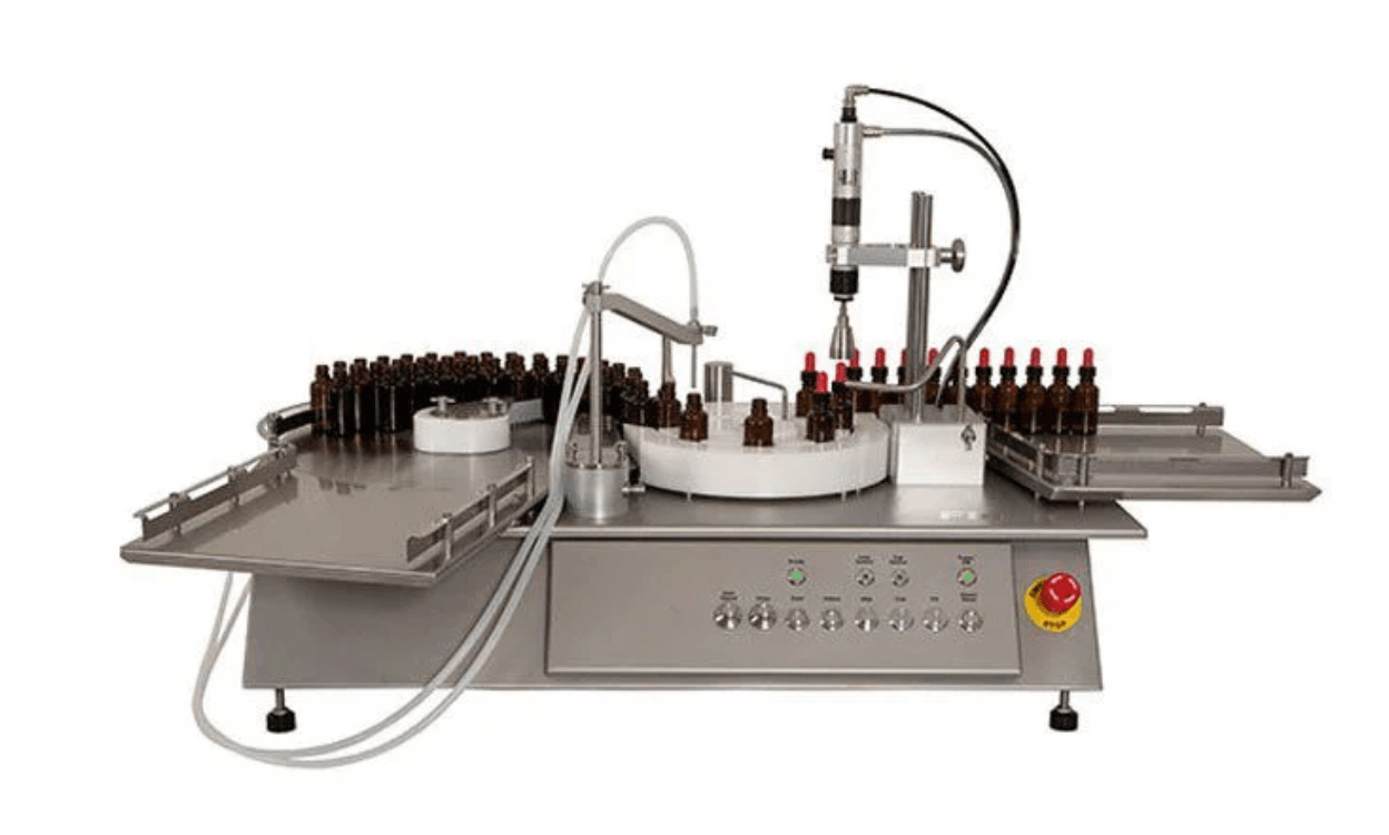 Semi-automatic filling and capping systems