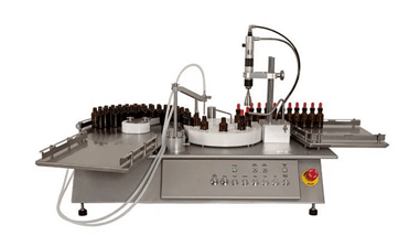 Semi-automatic filling and capping systems