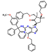 (2R,3S,5S)-5-[2-[[(4-methoxyphenyl)-diphenylmethyl]amino]-6-phenylmethoxypurin-9-yl]-3-phenylmethoxy