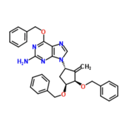9-[(1S,3R,4S)-2-methylidene-4-phenylmethoxy-3-(phenylmethoxymethyl)cyclopentyl]-6-phenylmethoxypurin