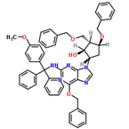 (2R,3S,5S)-3-(Benzyloxy)-5-[2-[[(4-methoxyphenyl)diphenylmethyl]amino]-6-(phenylmethoxy)-9H-purin-9-