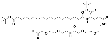 tBuO-Ste-Glu(AEEA-AEEA-OH)-OtBu