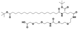 Fmoc-L-Lys[Oct-(otBu)-Glu-(otBu)-AEEA-AEEA]-OH